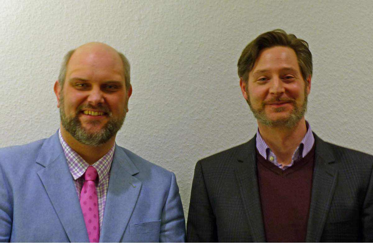 Herr Talbot und Herr Grotze, beide Freimaurer